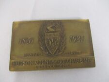 RARE 1851-1921 70 YEARS HUDSON COUNTY NATL BANK JERSEY CITY NJ BANK BRONZE MEDAL picture