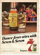 1983 Seagram's Seven Vintage Magazine Ad   Seven Crown Dance Fever picture