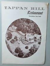 1950s/60s Tappan Hill restaurant Tarrytown New York Menu Original picture