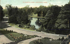 1908 Hartford,CT Elizabeth Park Connecticut Antique Postcard 1c stamp Vintage picture