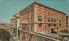 Brufani Palace Hotel Perugia Italy Posted Classic Cars Chrome Vintage Post Card picture