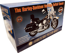 NEW FRANKLIN MINT HARLEY DAVIDSON HERITAGE SOFTAIL CLASSIC 1:10 SCALE DIECAST picture