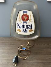 Vintage Anheuser Busch Natural Light Beer Lighted Sign (Tested And Working) picture
