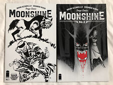 MOONSHINE #1, #1 (variant), & #2 - THREE (3) ISSUE LOT - Azzarello (100 Bullets) picture