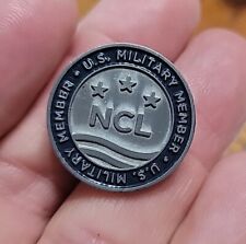 Rare Norwegian Cruise Lines NCL US Military Member Lapel Pin picture