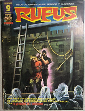 RUFUS #41 (1976) Spanish language Warren horror comics magazine Corben VG+ picture