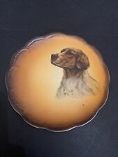 Antique English Setter Dog Portrait I Bark For Luana Iowa Souvenir Plate picture