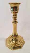 Vintage Solid Polished Brass Candlestick 7