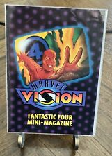 Vintage 1996 Fleer/Skybox Marvel Vision FANTASTIC FOUR MINI-MAGAZINE Games  NM picture