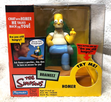 SIMPSONS HOMER BRAINEEZ talking interactive figure 2003 tested works NEW picture