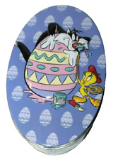 1998 Looney Tunes Sylvester and Tweety Bird Easter Tin picture