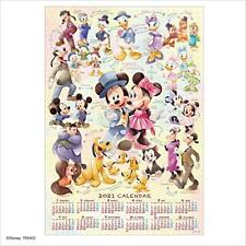 Tenyo Jigsaw Puzzle Mickey & Friends 2021 calendar 1000 Pieces picture