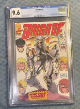 CGC 9.6 Brigade #1 Image Comics 8/92 White Pages picture