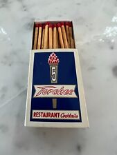 Vintage Torches Restaurant Crenshaw & Imperial Full Unstruck Matchbox picture