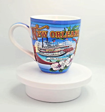 New Orleans Coffee Mug The Natchez Ceramic Cup 16 oz picture
