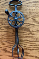 ANTIQUE DOVER Metal HAND MIXER Egg Beater PAT. Feb 9, 1904  Made in USA, Works picture