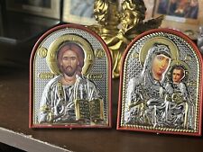 Holy Transfiguration Icon Christ and the Mother of God Jerusalem (Set of 2) picture