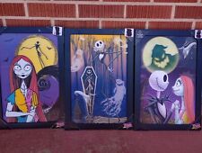 A  Nightmare Before Christmas  3d  Pop Creations  Wall Art  Lot of 3 Jack/ Sally picture