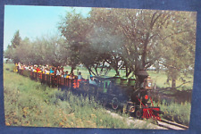 1960s Carlsbad New Mexico Miniature Railroad Train Abe Lincoln Postcard picture