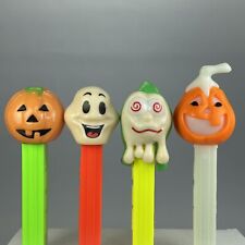 Ghosts Slimey Sid, Happy Henry, Pumpkin Glow Stem & Neon Halloween PEZ Lot of 4 picture