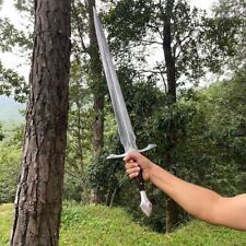 Medieval warrior sword D2 Steel Full Tang Viking Sword Survival Hunter Sword picture