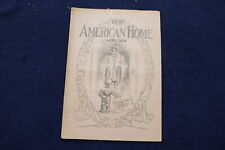 1906 APRIL THE AMERICAN HOME NEWSPAPER - NICE ILLUSTRATED COVER - NP 8685 picture