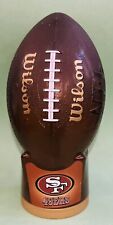VTG 1993 San Francisco 49ers Wilson NFL Football On Tee Coin Bank Man Cave Bar  picture