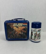Vintage GI JOE Lunch Box ALADDIN w/ THERMOS 2PC 1986 Real American Hero 80s picture