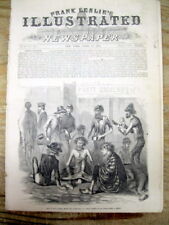 Original 1861-1865 Civil War pictorial Nwsp FRANK LESLIE'S ILLUSTRATED NEWSPAPER picture