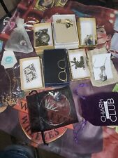 HUGE LOT Loot Crate,OWL-CRATE Exclusive Jewelry + Wizard Weasley Wheezes Totebag picture