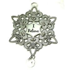 Ganz Christmas Ornament Snowflake Star - I Believe - Inspirational  picture
