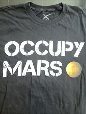 NWOT Occupy Mars SpaceX Black Small Shirt Tesla Elon Musk Astronomy Space Lunar picture