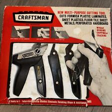 Vintage Craftsman Multi Cutting Hand Tool Laminate Tile Sheet Metal Hardboard picture