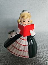 Vintage Napco Christmas Girl With Songbook Planter 1956 #AX169OPC picture