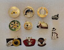 Vintage WBA Bowling Lapel Pins, Set Of 11, Various US States picture