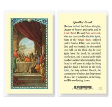 The Apostle's Creed Last Supper Laminated Holy Card Catholic Faith picture
