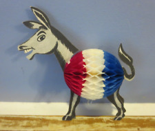 Vintage 1960’s Democratic Party Honeycomb Donkey Table Decoration picture