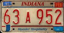Vintage 1993 INDIANA License Plate - Crafting Birthday MANCAVE slf picture