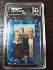 2021 Pieces Of The Past American Gothic 1/1 Painting Turn Engine Blue picture