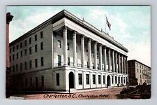 Charleston SC-South Carolina, Charleston Hotel, Advertising, Vintage Postcard picture