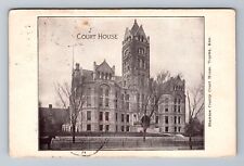 Shawnee County KS-Kansas, Court House, Scenic, Exterior, c1912, Vintage Postcard picture