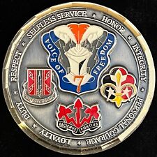 7th Signal Brigade Commander & CSM Challenge Coin picture