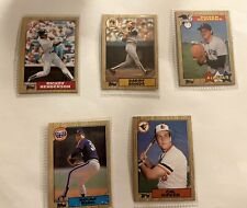 1987 Topps Baseball Star Cards-purchased & been In sealed box since 1987. picture