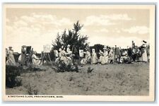 c1920s A Sketching Class Scene Provincetown Cape Cod Massachusetts MA Postcard picture