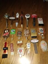 BEER TAP HANDLE LOT VINTAGE WOOD LUCITE LOT 5 picture