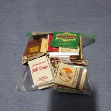 Vintage Restaurant Matchbook Covers and Matches Retro Advertising Lot 80s 90s picture
