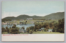 Postcard NY Adirondack Mountains View from Lake Placid Club New York picture