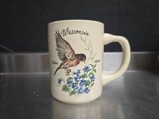 Vintage Wisconsin Robin Violet D. Rudeman Coffee Mug picture