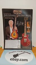 GIBSON LES PAUL ALEX LIFESON AXCESS GUITAR  PRINT AD 11 X 8.5,. picture