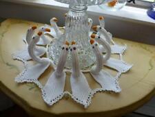 Vintage Crocheted Swan Doily, Center Piece picture